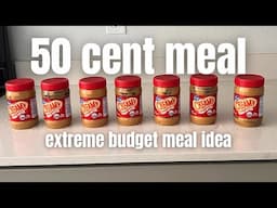50 CENT MEAL IDEA - EASY BUDGET FRIENDLY HIGH PROTEIN MEAL- SAVE MONEY EAT HEALTHY!