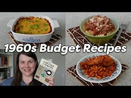 I tried 1960s BUDGET RECIPES - Low Cost Dinner Ideas