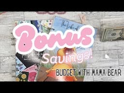 Bonus Savings for Debt Payoff and Sinking Funds | #budgeting