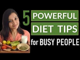 EASY AND EFFECTIVE DIET TIPS FOR BUSY PEOPLE