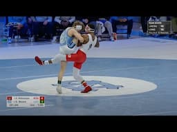 125lbs Vince Robinson (NC State) vs Spencer Moore (North Carolina)