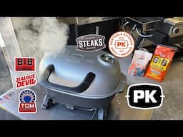 PKGO Portable Charcoal Grill! / Reverse Seared Chuck Eye Steak!