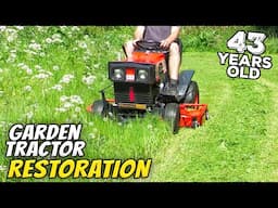 Rare 43 Year Old British Garden Tractor: Restored to Former Glory
