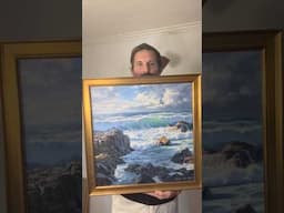 It Took me 20 Hours to Paint This Seascape #seascapepainting #oilpainting #artreveal