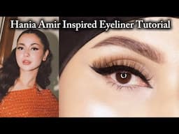 Hania amir inspired Eyeliner tutorial for beginners #haniaamir #eyeliner #eyelinertutorial