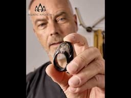 Lotus II Thumb Ring in Buffalo Horn by Vermil Archery