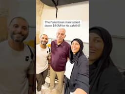 The Palestinian man turned down $40M for his café! 🇵🇸
