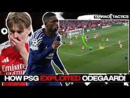 How PSG EXPLOITED Odegaard! Why Arsenal Are STILL IN The Tie! | Terrace Tactics | Arsenal Analysis