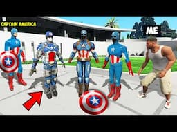 I Stole EVERY CAPTAIN AMERICA SUIT From CAPTAIN AMERICA in GTA 5!
