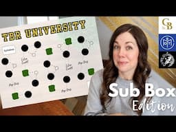 April TBR University II Subscription Box ONLY! Book of the Month, Goldsboro, Fairyloot II TBR Game