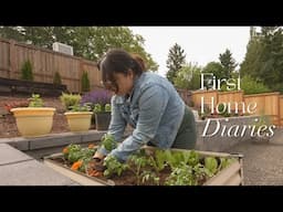 HOME DIARIES | starting a garden, new roof + updates