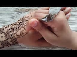 Vat Savitri special mehndi |Easy mehndi design | Simple mehndi design back hand |Lotus mehndi design