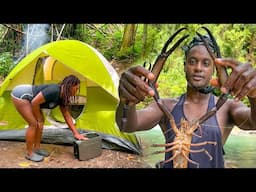 I Caught A Crayfish The Size Of My Arm | Camping Catch & Cook Adventure! Pt.1