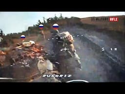 Ukrainian FPV drones brutally hunt and destroy Russian troops day and night near Pokrovsk