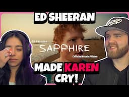 BEAUTIFUL TRIBUTE TO INDIA 🇮🇳 | Ed Sheeran - Sapphire (Our First Listen)