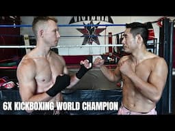 Sparring 6x Kickboxing World Champion - Gabriel Varga (+ Commentary)