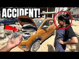 लड़की ने गाड़ी ठोक दी 🤯 LOST 8 LAKHS - Renault Triber Accident !