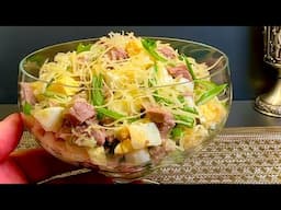In nur 5 Minuten! Dieses Salatrezept ist eine echte Entdeckung! Lecker und schnell!