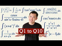 100 integrals (remake + solutions) full collection on Patreon