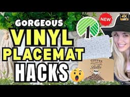 You Won’t Believe What I Made Using Dollar Tree Vinyl Placemats!