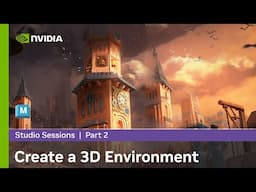 How to Create a Stylized 3D Environment w/ Florent Boston Part 2: Making 3D Base