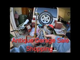 Antique Vintage Shopping at Garage Sales + a Game Cube