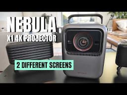 How Does the NEBULA X1 4K Projector Really Look On Two Different Screens?