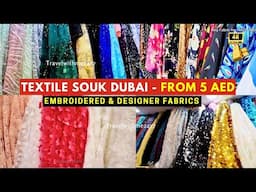 Textile From 5 AED at Naif Souk Dubai - Textile Souk Market Dubai - Deira Market #dubaishopping