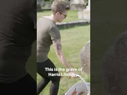 Cleaning old gravestones, and sharing stories about the people who lie underneath them