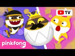 10 Years of Baby Shark Special | Police & Thief Shark Compilation | Pinkfong Official