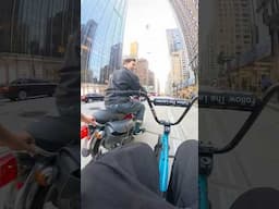 Best way to ride BMX in NYC 🏍️🚲
