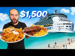 I went on a Royal Caribbean Cruise by myself just to eat ($1500 Food Trip)