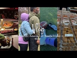 VLOG: busy mom life | balancing it all | running errands | groceries haul and more