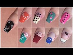 Top 10 Easy nail art designs for beginners || Nail art at home 2025
