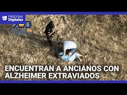 El dramático rescate de una pareja de ancianos con Alzheimer: la policía usó drones para ubicarlos