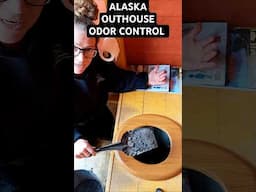 ALASKA OUTHOUSE ODOR CONTROL #alaska #offgrid #diy