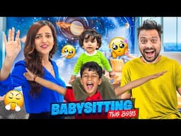 We became PARENTS of two BOYS for a day 😵 gone CRAZY