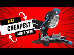 Is This INEXPENSIVE Saw Worth it? Delta Shop Master Miter Saw Unboxing and Initial Thoughts