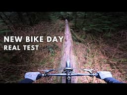 Never ride fast on a brand new bike...