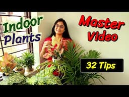 🔴INDOOR PLANTS-COMPLETE CARE GUIDE AND TIPS / GIVEAWAY CONTEST इंडोर प्लांट #indoorplants #gardening