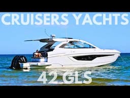 This 42ft Boat Has a BAR, BEACH DOORS, and TWIN V12s?!