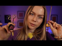 ASMR Scalp Exam, Scalp Massage & Haircut 💆‍♀️ Deep Relaxation for Sleep