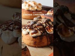 S'mores Cinnamon Rolls | Vegan Recipe