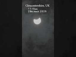 Partial Solar Eclipse as it happened ( on camera and colander)
