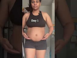 REALISTIC weight loss journey ( day 1 - week 5 ) #weightloss  #weightlossjourney #bellyfat