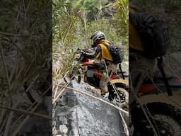 When enduro turns into a full-body bamboo spa treatment… 🌿😂