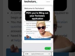 It’s giving iconic. ✨Applications for Techstars’ Fall Programs close TODAY at 11:59 PM PST.
