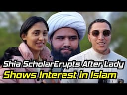 Shia Scholar Erupts After Girl Shows Interest in Islam | Shamsi | Speakers Corner