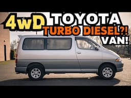 THIS 90s Luxury Toyota Van is 4WD and Turbo DIESEL! | JDM 1997 Toyota Granvia POV Drive and Review