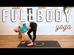 FULL BODY YOGA - Total Body Stretch with Heart Opening Focus || 25 minutes